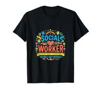 Apreciación del Trabajador Social Apoyo Crecimiento Tema Diseño Camiseta