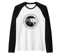 Apreciamos un Lobo Odins como un Cordero de Dios. Vikingo Walhalla. Camiseta Manga Raglan