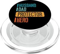 Apreciando al Devoto Esposo, papá, Protector, héroe PopSockets PopGrip para MagSafe