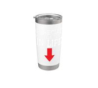 Apreciate The Little Things In Life Arrow Funny Adult Joke Vaso térmico de acero inoxidable de doble pared