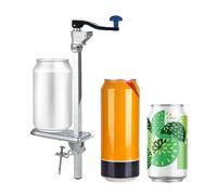 Aprendador Industrial Para Latas Altas Manual de Servicio Pesado Apritor con Base Acero Cholado Cochas Comerciales plata 59cm/23in