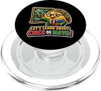 Aprendamos sobre el Taco Divertido Maestro del Cinco de Mayo PopSockets PopGrip para MagSafe