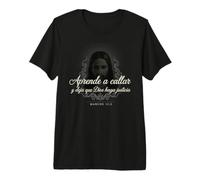 Aprende a Callar Deja Que Dios Haga Justicia Marcos 15:5 Camiseta Premium