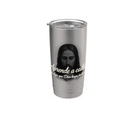 Aprende a Callar y Deja que Dios Haga Justicia Marcos 15:5 Vaso térmico de acero inoxidable de doble pared