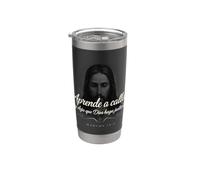 Aprende a Callar y Deja que Dios Haga Justicia Marcos 15:5 Vaso térmico de acero inoxidable de doble pared