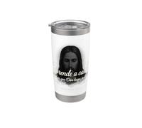 Aprende a Callar y Deja que Dios Haga Justicia Marcos 15:5 Vaso térmico de acero inoxidable de doble pared