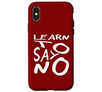 Aprende a Decir Que no Hay Cita de autoempoderamiento Carcasa para iPhone X/XS