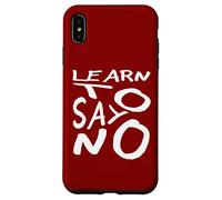 Aprende a Decir Que no Hay Cita de autoempoderamiento Carcasa para iPhone XS MAX