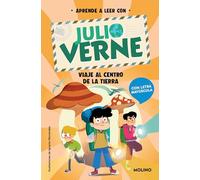Aprende a leer con Julio Verne - Viaje al centro de la Tierra: Con letra MAYÚSCULA: 4 (Peques)