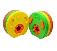 Aprende a nadar bandas de espuma EVA flotantes discos de natación para niños, conjunto de pulsera para aprender a nadar con anillos flotantes para niños