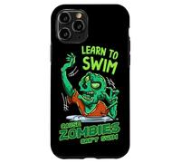 Aprende a nadar porque los zombies no pueden nadar Carcasa para iPhone 11 Pro