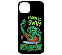 Aprende a nadar porque los zombies no pueden nadar Carcasa para iPhone 14 Plus