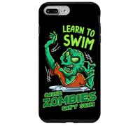 Aprende a nadar porque los zombies no pueden nadar Carcasa para iPhone 7 Plus/8 Plus