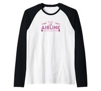 Aprende a ser como una aerolínea Deja tu Equipaje atrás Camiseta Manga Raglan