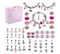 Aprende la letra Kit de fabricación de pulseras para niñas Conjunto de fabricación de joyas para niñas, hermoso conjunto de pulseras de cuentas, conjunto de fabricación de pulseras bijo