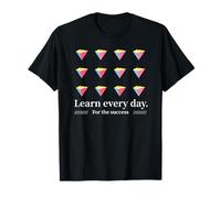 Aprende Todos los días. Estudia programación Pastel. Camiseta