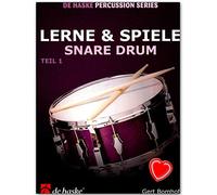 Aprende y juegos Snare Drum, Notebook 1 - Escuela para tambor con Bunter herzförmiger - Partituras Verlag de haske dhp1013114 9789043114950