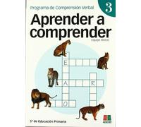 Aprender a comprender 3: Programa de comprensión verbal