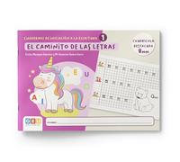Aprender a escribir | Editorial GEU - Cuadernos de Iniciación a la Escritura 1 | El Caminito de las Letras - Cuadrícula destacada 8 mm - Letras 1: ... de iniciación a la escritura - Cuadrícula)