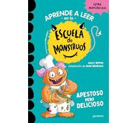 Aprender a leer en la Escuela de Monstruos 14 – Apestoso pero delicioso – Letra MAYÚSCULA – Montena