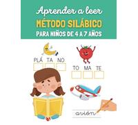 APRENDER A LEER : MÉTODO SILÁBICO PARA NIÑOS DE 4 A 7 AÑOS: Cuaderno de actividades lúdicas y variadas | Aprender a leer jugando: el método silábico que funciona | Letras para recortar