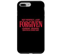 Aprender, Crecer, Agradecido Cada día Cita Cristiana Carcasa para iPhone 7 Plus/8 Plus