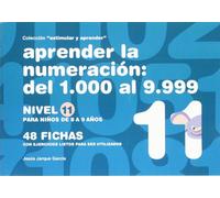 APRENDER LA NUMERACION DEL 1,000 AL 9,999 NIVEL 11 8 A 9 (FONDO)