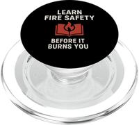 Aprender Seguridad contra Incendios | Concientización de Seguridad Motivacional de PopSockets PopGrip para MagSafe