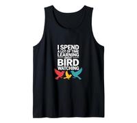 Aprendiendo sobre Birding Birdwatcher Camiseta sin Mangas
