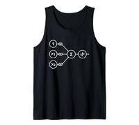 Aprendizaje automático de IA de la Red neuronal de Rosenblatt Perceptron Camiseta sin Mangas