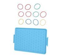 Aprendizaje creativo de matemáticas, Geoboard educativo, Blue | Ayuda multifuncional para enseñanza de geometría para actividades preescolares de jardín de infantes en casa,