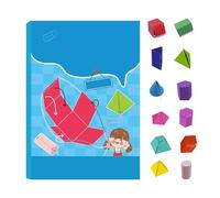 Aprendizaje De Geometría Para Niños | Libro de Entrenamiento Mental de Geometría Sólida - Material Educativo Para Aula Y Hogar Para Niños