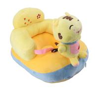 Aprendizaje de la silla sentada de ángulo ajustable súper suave asiento de soporte portátil para bebés para bebés niños pequeños seguro cómodo diseño resistente (Tigre)