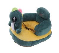 Aprendizaje de la silla sentada de ángulo ajustable súper suave asiento de soporte portátil para bebés para bebés niños pequeños seguro cómodo diseño resistente (Verde)