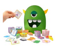 Aprendizaje de Letras | Juguetes de Fieltro para Aprendizaje Temprano - Actividad Divertida de Reconocimiento de Letras - para Niños Hogar Guardería Sala de Juegos Preescolar Aula Cumpleaños