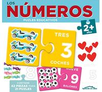 Aprendo En Casa - Puzles Educativos 3-5 (2 Piezas) Números