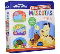 APRENDO EN CASA PUZZLES PROGRESIVOS: Mascotas. Puzles Progresivos: 2
