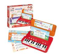 Aprendo música - Juegos educativos de música para niños - Aprender Notas y Grabar melodías - Incluye 12 Hojas de Canciones Infantiles Populares y Bolsa de Transporte - a Partir de 5 años