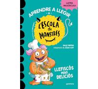 Aprendre a llegir a l'Escola de Monstres 14 - Llefiscós però deliciós: Amb lletra MAJÚSCULA (llibres per a nens a partir de 5 anys) (Montena)