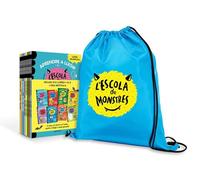 Aprendre a llegir a l'Escola de Monstres - Pack amb els llibres 1-8 (inclou un regal!): Amb lletra MAJÚSCULA (llibres per a nens a partir de 5 anys) (Montena)