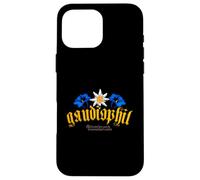 Apres - Esquís con Texto en alemán Gaudiophil Edelweis Carcasa para iPhone 16 Pro MAX