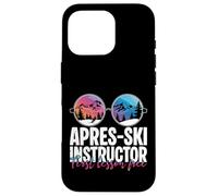 Apres Ski Instructor Primera Lección Divertido Esquí Carcasa para iPhone 16 Pro