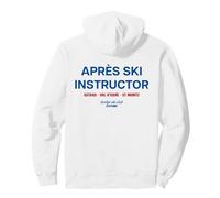 APRÉS SKI Instructor X LIVELIFE Esquís Club Esquiadores Back Sudadera con Capucha