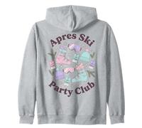 Apres Ski Party Club Retro Invierno Esquí Vacaciones Sudadera con Capucha