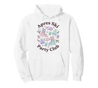 Apres Ski Party Club Retro Invierno Esquí Vacaciones Sudadera con Capucha