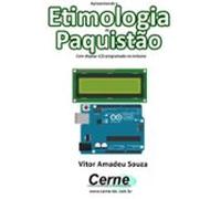 Apresentando A Etimologia Do Paquistão Com Display Lcd Programado No A