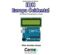 Apresentando Uma Lista De Idh Da Europa Ocidental Com Display Lcd Prog