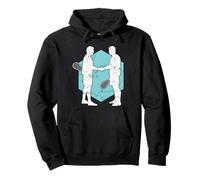 Apretón de Manos después del Juego de Calabaza Sudadera con Capucha