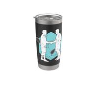 Apretón de manos después del juego de calabaza Vaso térmico de acero inoxidable de doble pared