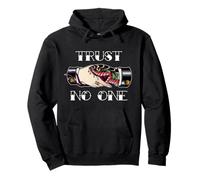 Apretón de Manos Vintage con Forma de Serpiente de No Trust No One Sudadera con Capucha